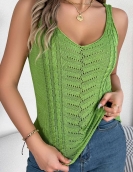 Casual pure colored cutout shirt holiday sweater