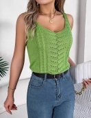 Casual pure colored cutout shirt holiday sweater