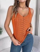 Casual pure colored cutout shirt holiday sweater